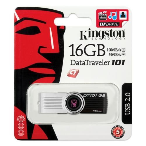 USB 2.0 STICK KINGSTON 16GB TRAVELER 101 G2